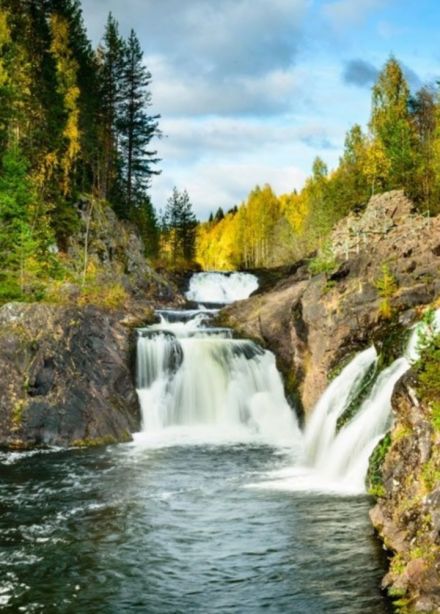 Места силы. Главный водопад Карелии - Кивач